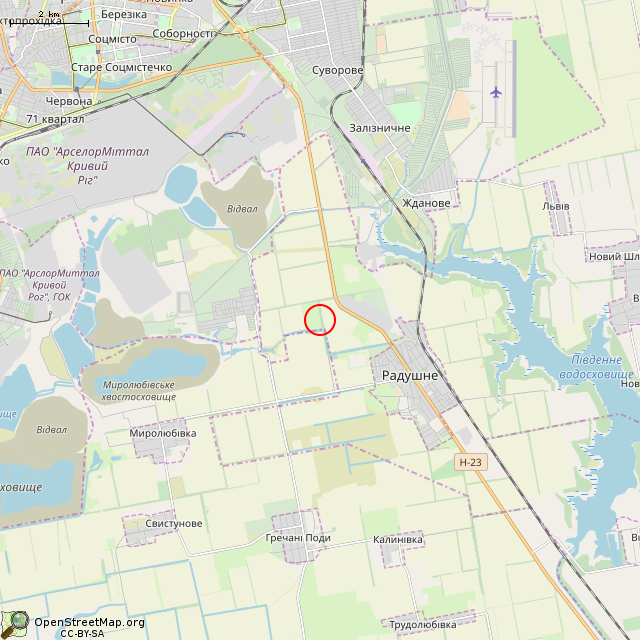 Карта где находится Заброшенные гаражи     | заброшенный, неиспользуемый объект в мелком масштабе