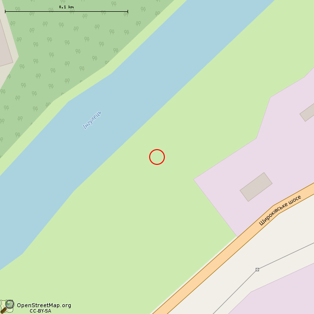 Карта где находится Промышленный бассейн (Кривой Рог) в крупном масштабе