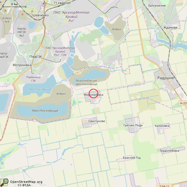 Карта где находится Курган (Миролюбовка) в мелком масштабе