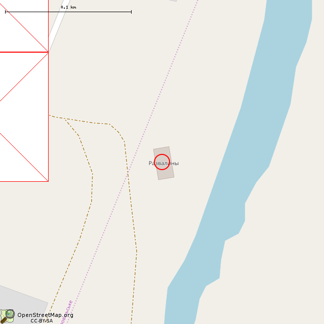 Карта где находится Заброшенное здание     | заброшенный, неиспользуемый объект в крупном масштабе