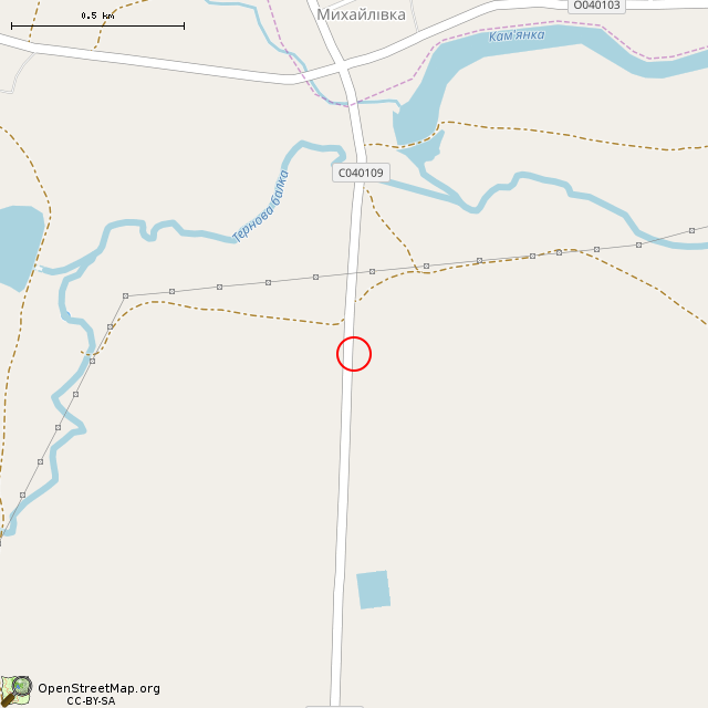 Карта где находится Стела, крест на въезде в село     | указатель, памятный знак, стела в среднем масштабе