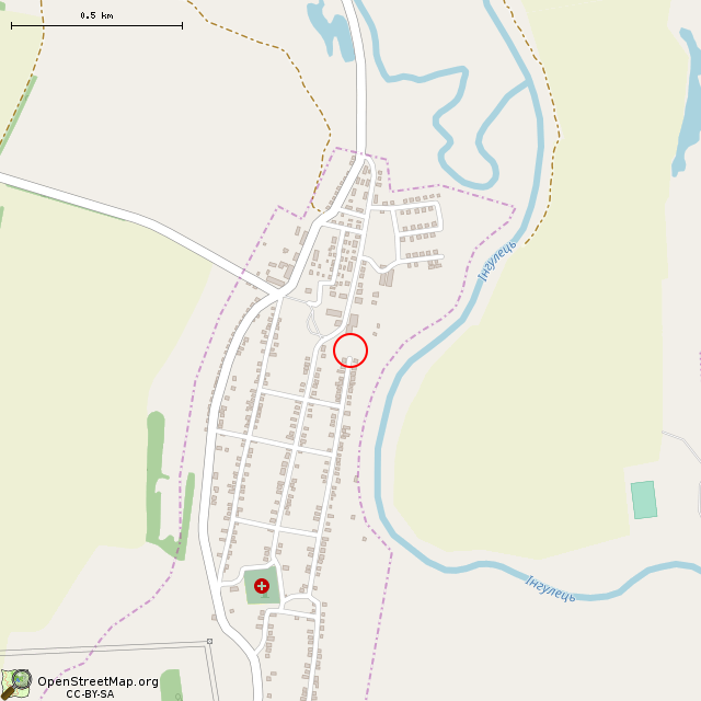 Карта где находится Братская могила советских воинов (Кривой Рог)      | Вторая мировая война, строение 1965 года, военный памятник / мемориал, воинское захоронение в среднем масштабе