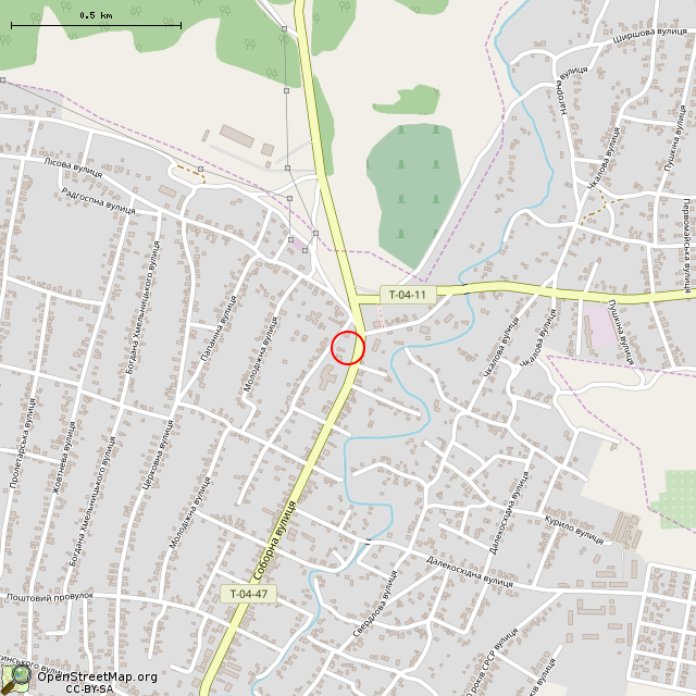 Карта где находится Арка (Широкое) в среднем масштабе