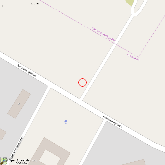 Карта где находится Скульптура «Эней» (Кривой Рог) в крупном масштабе