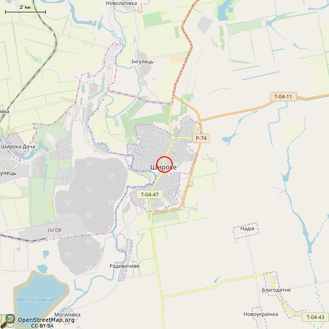 Карта где находится Крест (Широкое) в мелком масштабе
