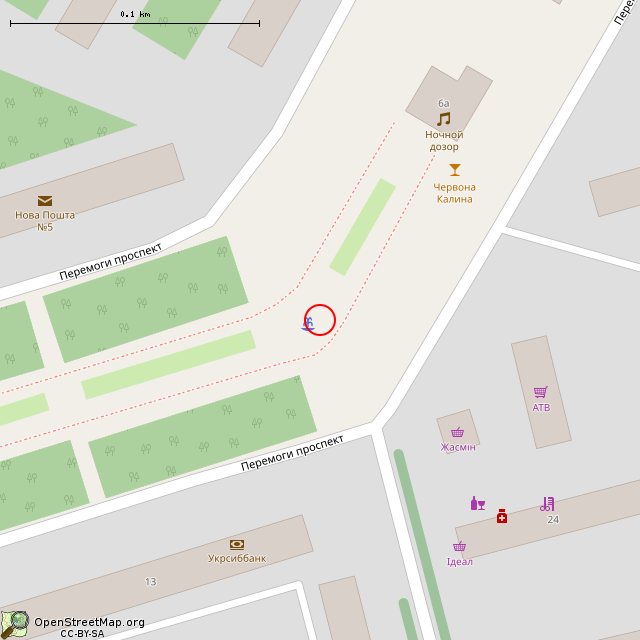 Карта где находится Фонтан (Кривой Рог) в крупном масштабе