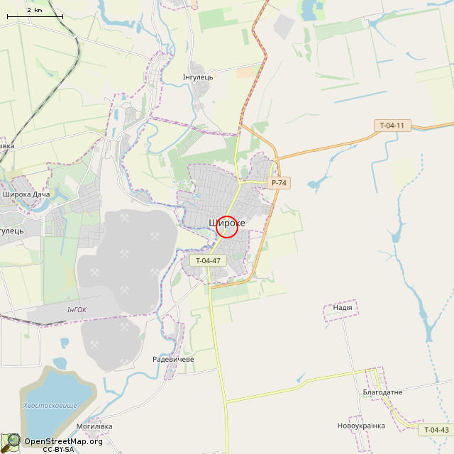 Карта где находится Памятник воинам-афганцам (Широкое) в мелком масштабе