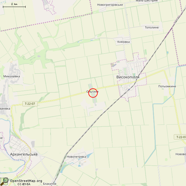 Карта где находится Мемориал на братской могиле ЗУ380-22-337 (Ольгино) в мелком масштабе