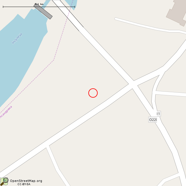 Карта где находится Мемориальный комплекс (Великая Александровка) в крупном масштабе