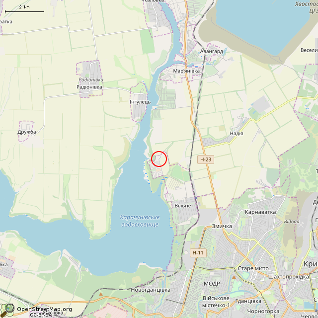 Карта где находится Памятник в мелком масштабе