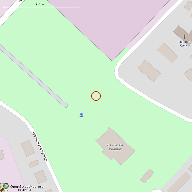 Карта где находится Бывшая доска почёта рудоуправления им. Карла Либкнехта (Кривой Рог) в крупном масштабе