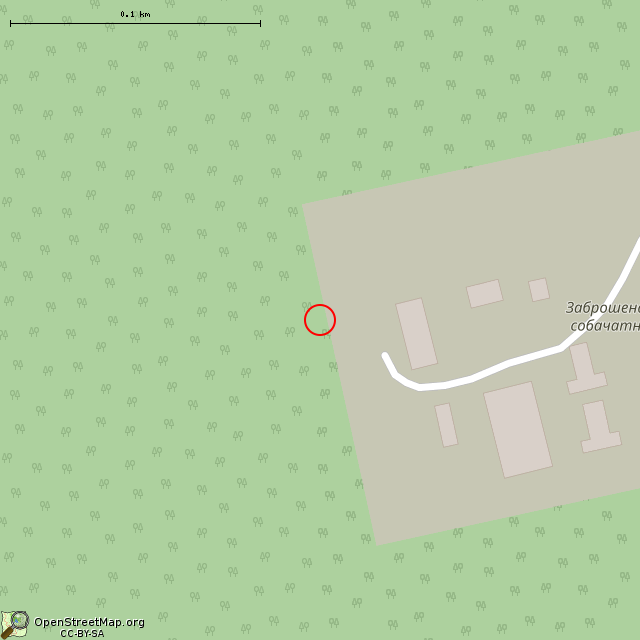 Карта где находится Бывшая трансформаторная подстанция (Кривой Рог) в крупном масштабе