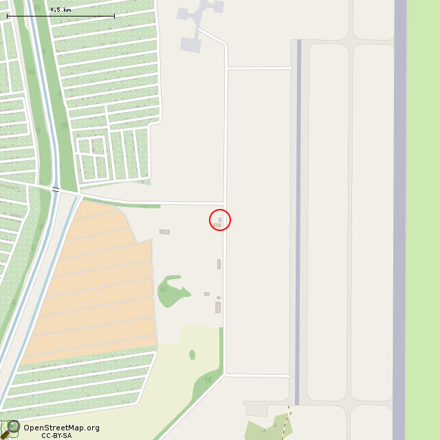 Карта где находится Заброшенное здание (Кривой Рог) в среднем масштабе