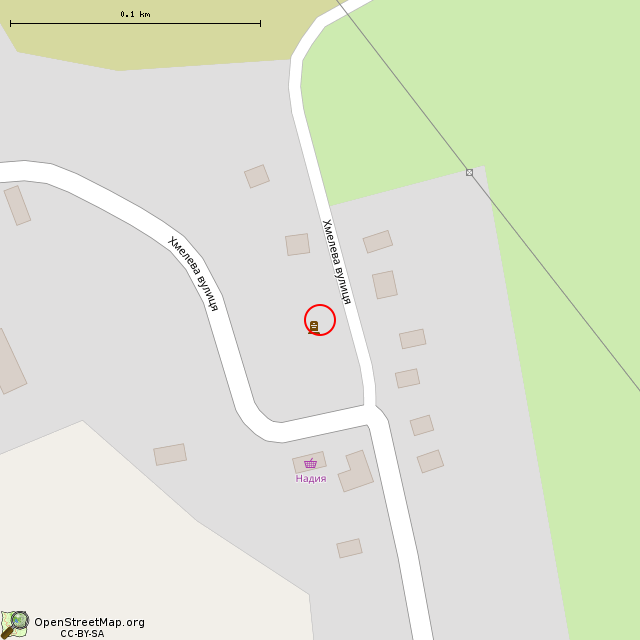 Карта где находится Памятник-бюст Д. Б. Глинке (Кривой Рог) в крупном масштабе