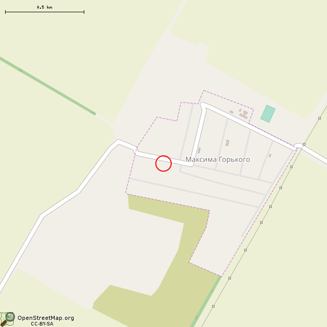 Карта где находится Памятник (Максима Горького) в среднем масштабе