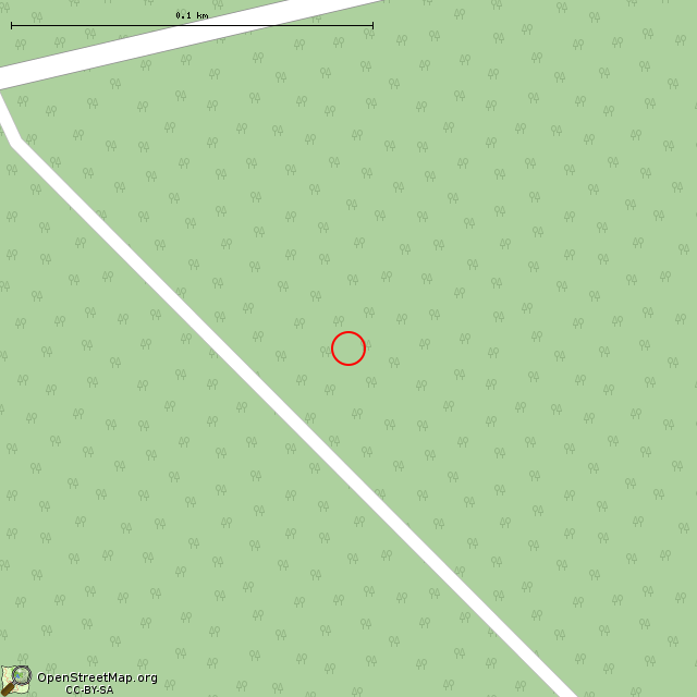 Карта где находится Тех.колодец в крупном масштабе