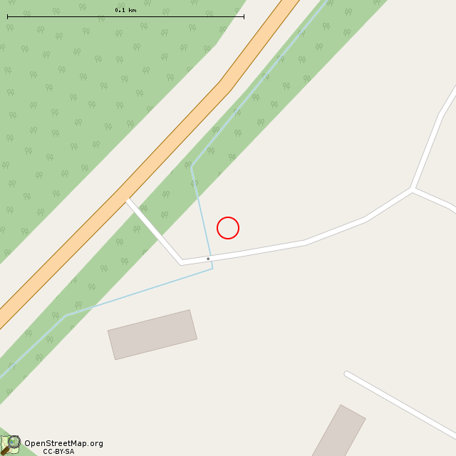 Карта где находится Огневая точка в крупном масштабе