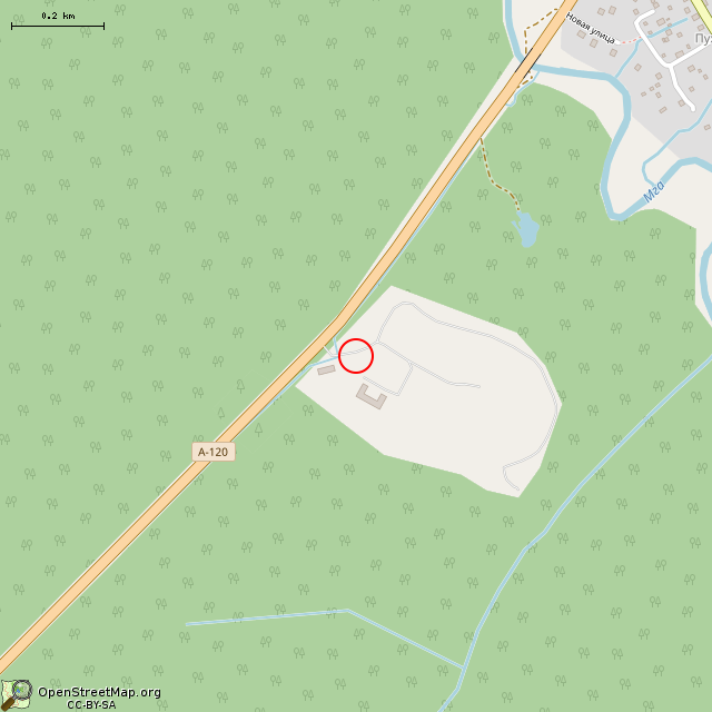 Карта где находится КПП в среднем масштабе