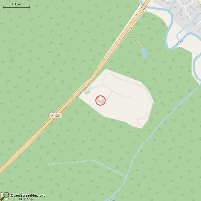 Карта где находится Казарма в среднем масштабе