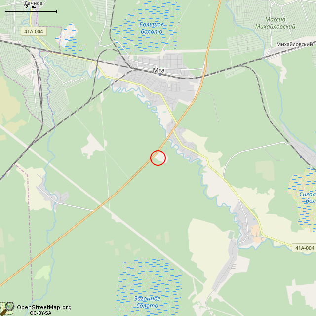 Карта где находится Казарма в мелком масштабе