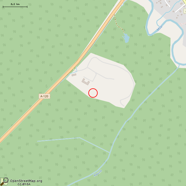 Карта где находится Водокачка     | заброшенный, неиспользуемый объект в среднем масштабе