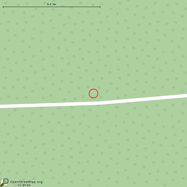 Карта где находится Сгоревшая насосная в крупном масштабе