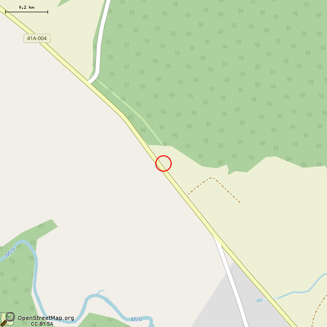 Карта где находится Немецкий ДОТ DM-2 в среднем масштабе