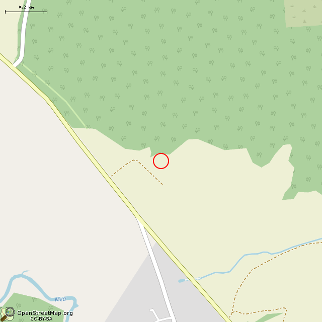 Карта где находится Немецкий ДОТ DM-3 в среднем масштабе