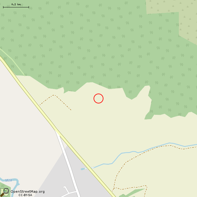 Карта где находится Немецкий ДОТ DM-4 в среднем масштабе