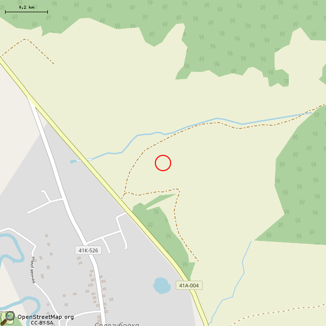 Карта где находится Немецкий ДОТ DM-24 в среднем масштабе