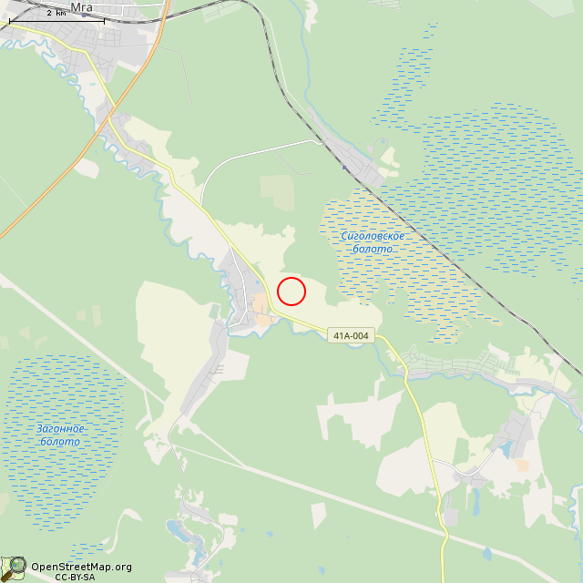 Карта где находится Немецкий ДОТ DM-22 в мелком масштабе