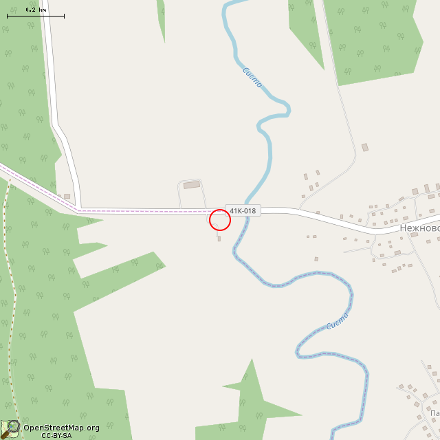 Карта где находится Старое здание в среднем масштабе