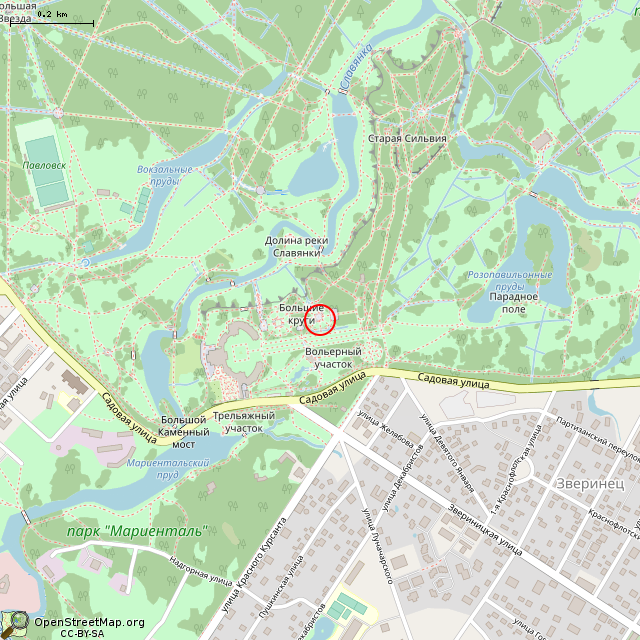 Карта где находится Статуя «Мир» (Санкт-Петербург) в среднем масштабе