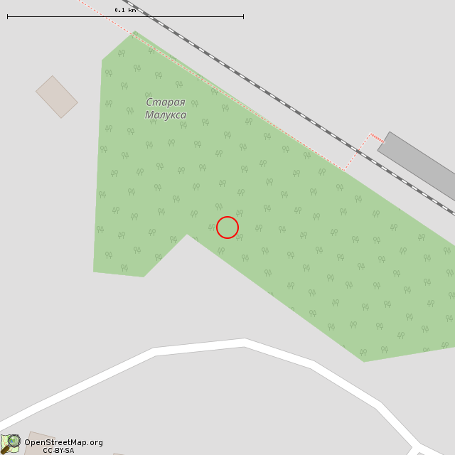 Карта где находится Источник (Старая Малукса) в крупном масштабе