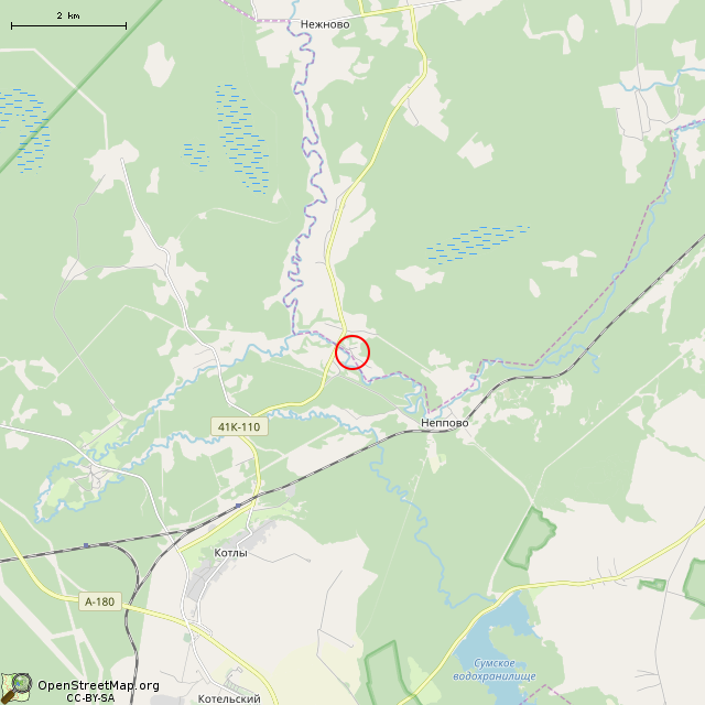 Карта где находится Дом — музей (Монастырьки) в мелком масштабе