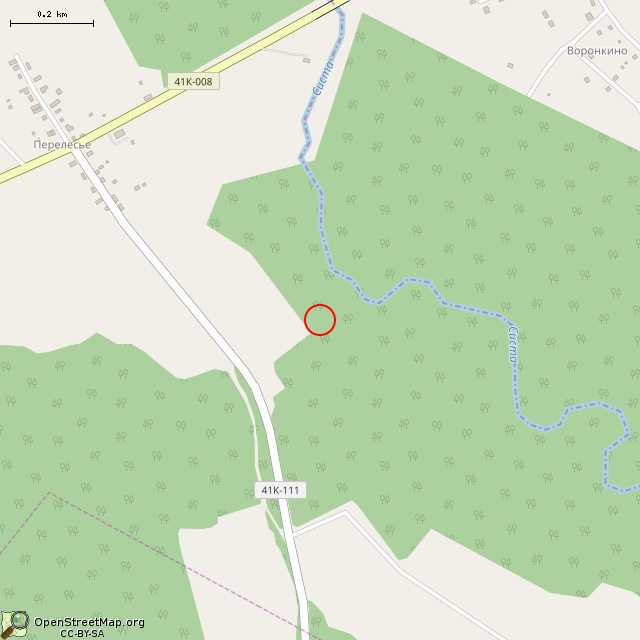 Карта где находится Родники в среднем масштабе