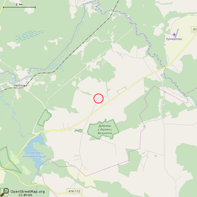 Карта где находится Захоронения Блоков (Удосолово) в мелком масштабе