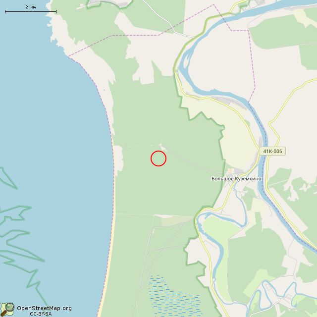 Карта где находится ЛОТ № 07 КингУР в мелком масштабе