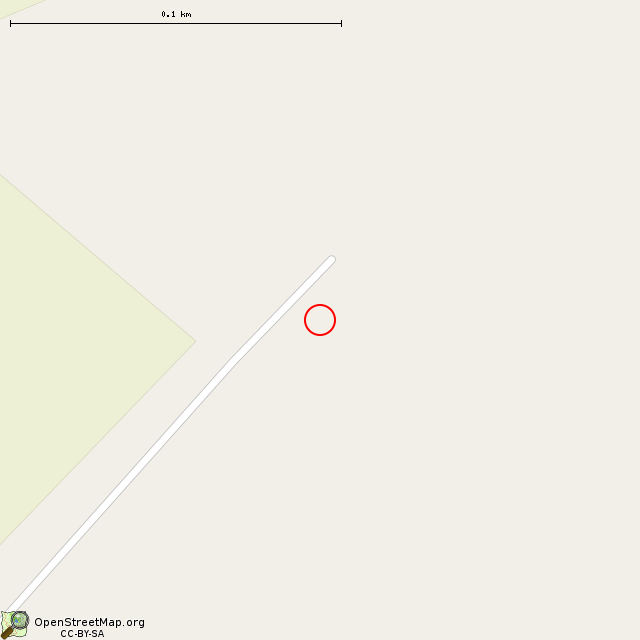 Карта где находится ДОТ № 116 КингУР в крупном масштабе