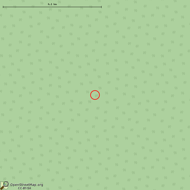 Карта где находится Взорванный ДОТ № 112 КингУР в крупном масштабе