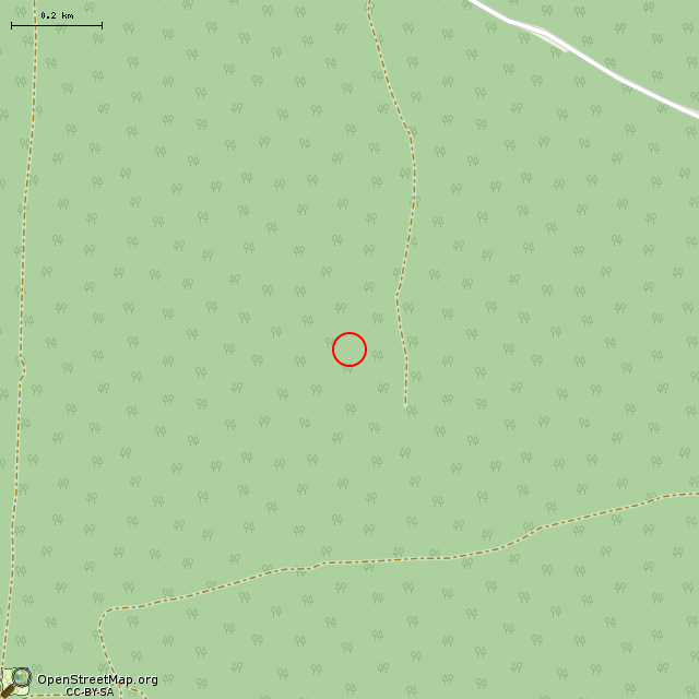 Карта где находится ЛОТ № 011 КингУР в среднем масштабе