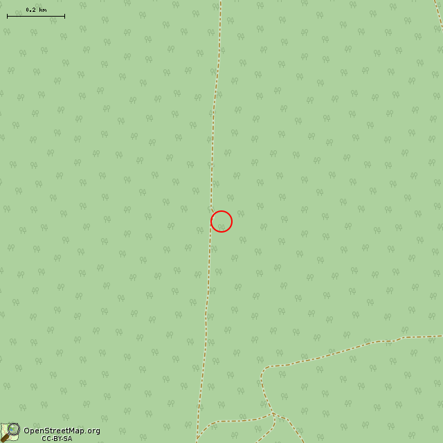 Карта где находится ЛОТ № 010 КингУР в среднем масштабе