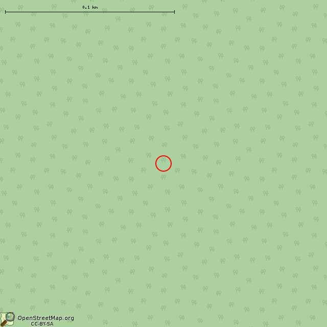 Карта где находится Взорванный ДОТ № 111 КингУР в крупном масштабе
