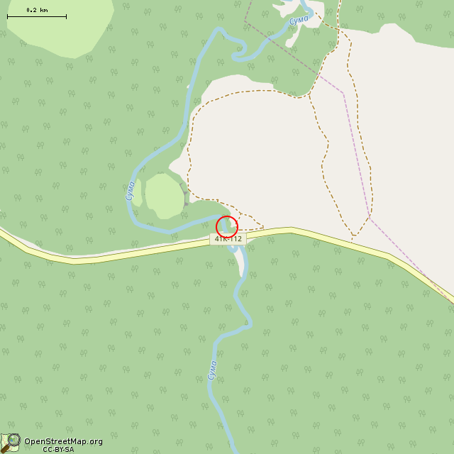 Карта где находится Родник в среднем масштабе