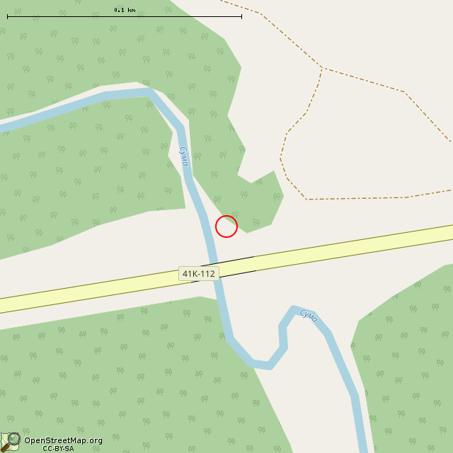 Карта где находится Разрушенная эстонская водяная мельница полковника Шемиота в крупном масштабе