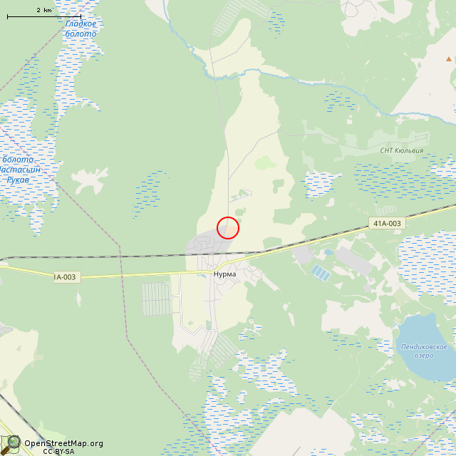 Карта где находится Цех (Горки) в мелком масштабе