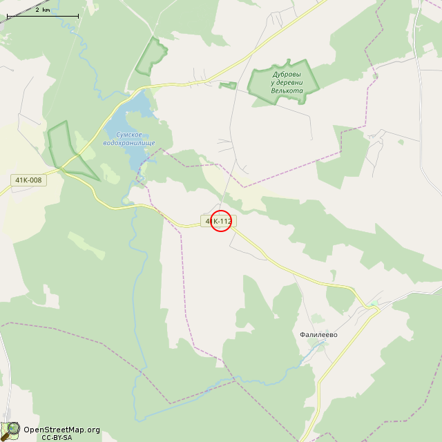 Карта где находится Останки Часовни Анастасии Узорешительницы (Кайболово) в мелком масштабе