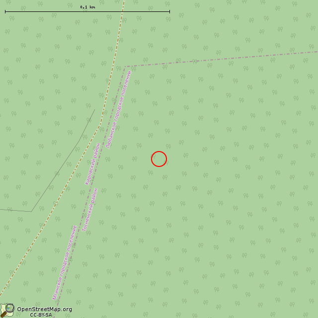 Карта где находится Оборонительная стена DU-2 в крупном масштабе