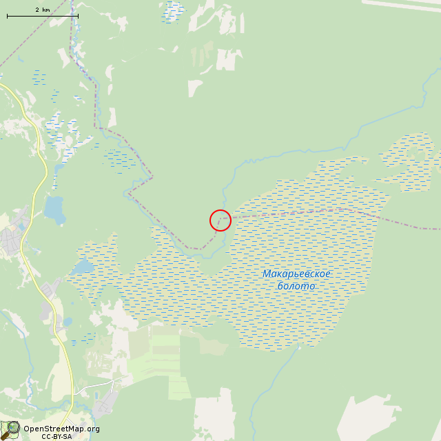 Карта где находится Оборонительная стена DU-2 в мелком масштабе