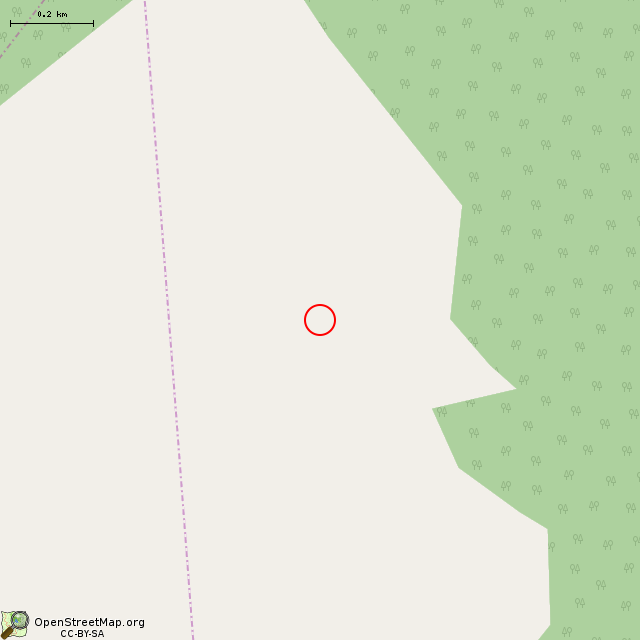 Карта где находится Великий камень в среднем масштабе